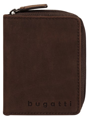 Bugatti Geldbörse LUCA echt Leder in braun