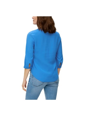 S.OLIVER RED LABEL Langarmbluse in blau1