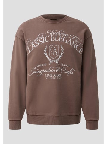 QS Sweatshirt in 86D0_braun