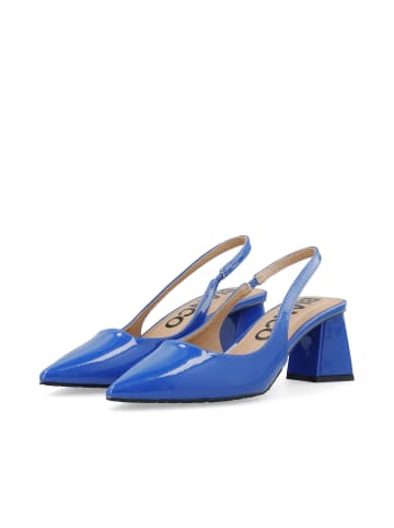 Bianco Pumps in IndigoBlue