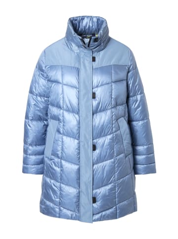 LAURASØN Steppjacke in grau-blau