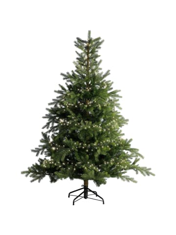 LUMINEO Lichterkette COMPACT 350 LED 7,5 m, grünes Kabel, in warm weiß