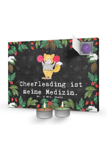 Mr. & Mrs. Panda Kerzen Adventskalender Fuchs Cheerleader mit Sp... in Kreidetafel