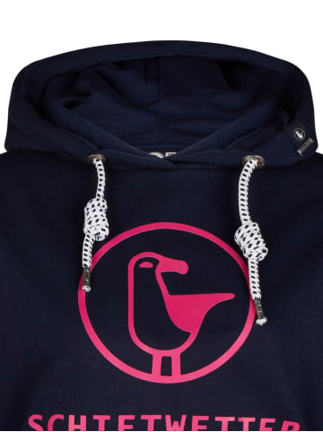 SCHIETWETTER Hoodie Gerti in navy/neonpink