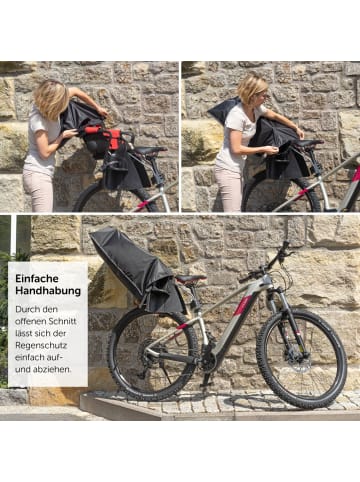 Zamboo Regenschutz für Kinder-Fahrradsitze - Sc in schwarz