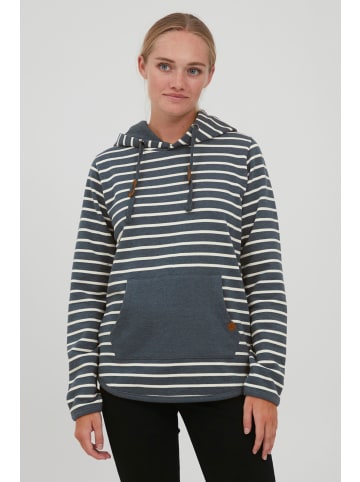 Oxmo Hoodie OXCarina 21900127-ME Kapuzenpullover mit Streifen in Blau