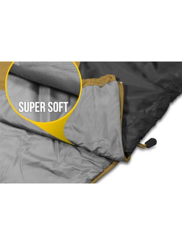 Normani Outdoor Sports Ultralight-Schlafsack Touren-Sommerschlafsack in Gelb
