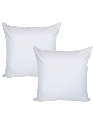JACK 2er Set Outdoor Kissenhülle 50x50cm in Weiß