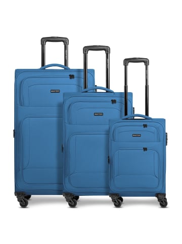 Smartbox Edition 04 4 Rollen Kofferset 3-teilig mit Dehnfalte in slate-blue