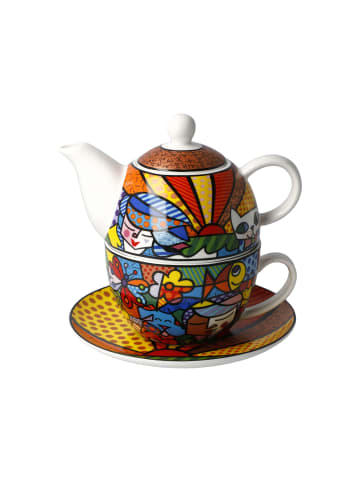 Goebel Tea for One " Romero Britto Garden " in Britto-Garden