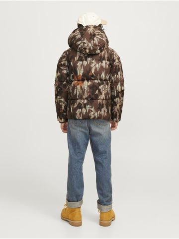 JACK & JONES Junior Steppjacke in Chocolate Lab