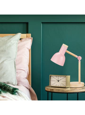 Schreibtischlampe in Rosa