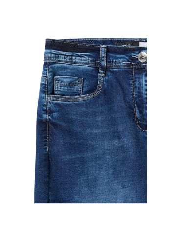 Cecil Capri in mid blue used wash