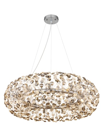 Globo lighting Luster "KATRINA" in silver