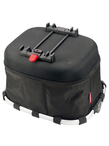 KLICKfix reisenthel Carrybag GT 21 - Gepäckträgerkorb (Racktime) in schwarz