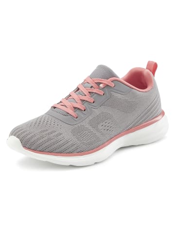 LASCANA Sneaker in grau/orange