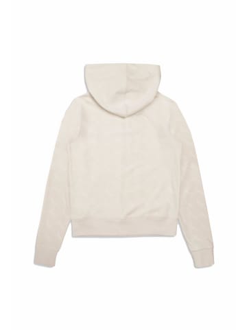 Juicy Couture Juicy Couture GIGI  DEBOSSED VELOUR ZIP HOODIE in sugar swizzle