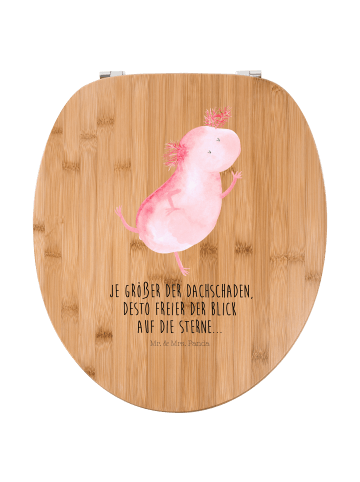Mr. & Mrs. Panda klo deckel Axolotl Tanzen mit Spruch in Braun