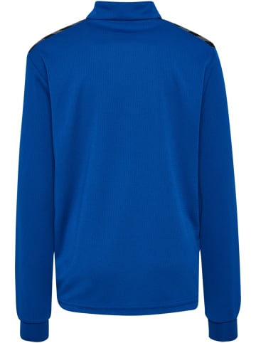 Hummel Halbreißverschluss Sweatshirt Hmlauthentic Kinder in TRUE BLUE