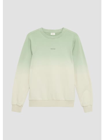 s.Oliver Sweatshirt langarm in Creme-grün