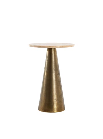 Light & Living Beistelltisch Ynez - Sand/Antik Bronze - 36x36x51cm