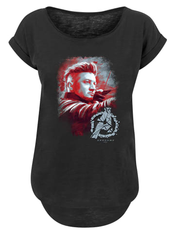 F4NT4STIC Long Cut T-Shirt Marvel Avengers Endgame Hawkeye Brushed in schwarz