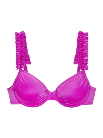 LASCANA Bügel-Bikini-Top in magenta