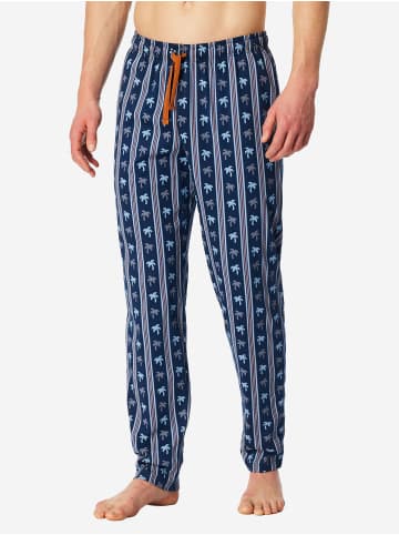 Schiesser Pyjamahose Mix Relax in Admiral