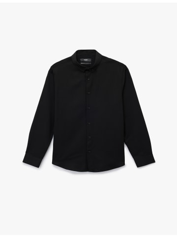 KOTON SHIRTS LS BSC in Schwarz