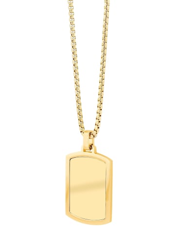 Adeliás Unisex Halskette mit Anhänger – aus Edelstahl in gold