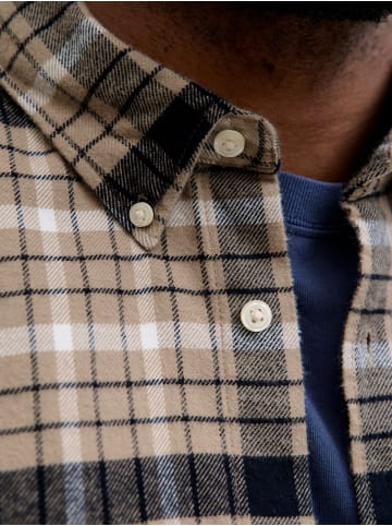 JACK & JONES PLUS Hemd in Simply Taupe