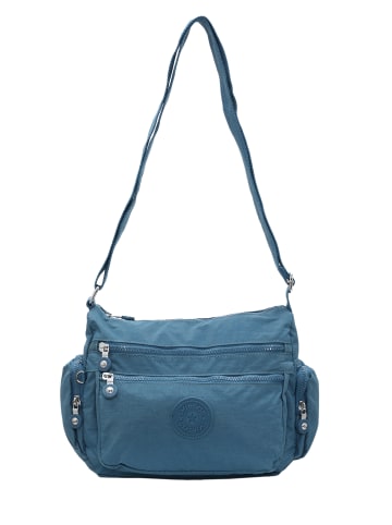 Mindesa Damen Umhängetasche in Denim Blau