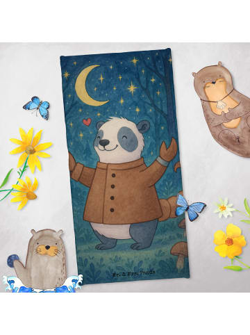 Mr. & Mrs. Panda Badehandtuch Skorpion Astrologie Design ohne Sp... in Weiß