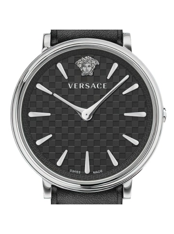 Versace Analoguhr für Damen in Schwarz