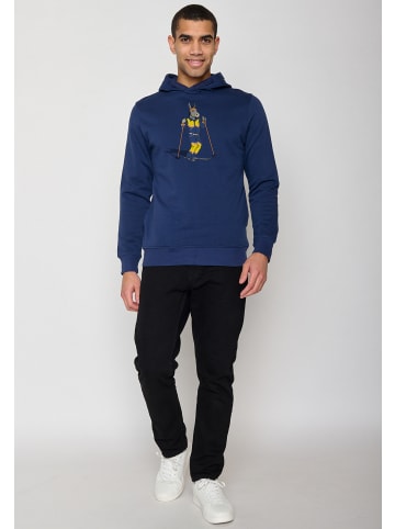 GreenBomb Hoodie Animal Donkey Ski in Marineblau