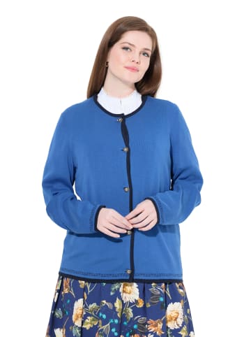 Ulla Popken Strickjacke in kornblumenblau