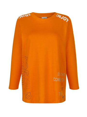 MIAMODA Sweatshirt in orange