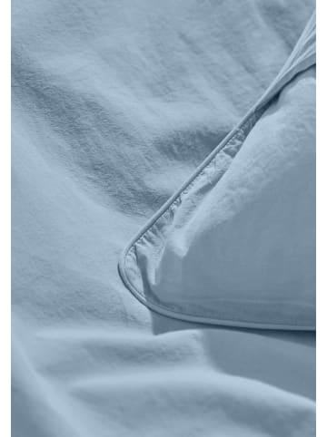 Hessnatur Perkal Bettwäsche-Set in graublau