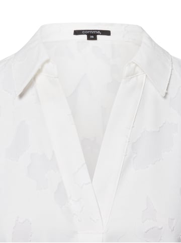 comma Bluse in weiß