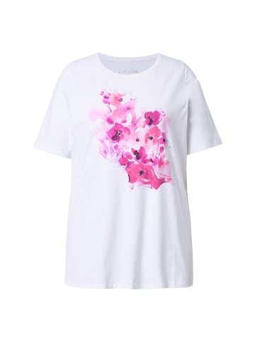 Ulla Popken Shirt in schneeweiß