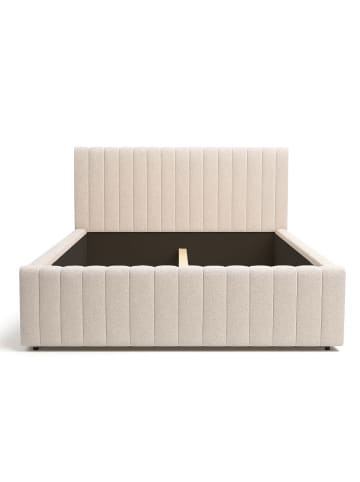 Feldmann-Wohnen Polsterbett Batina Beige 201 / 220 / 112cm