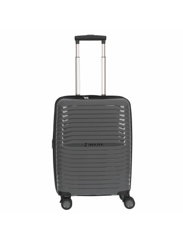 Stratic Bright+ - 4-Rollen-Trolley 56 cm S erw. (silver) in grau