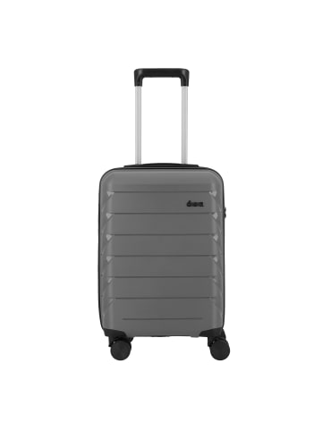 D&N Travel Line 4100 4 Rollen Kabinentrolley S 54 cm in grey