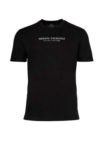 Armani Exchange T-Shirt 1er Pack in Schwarz/Weiß