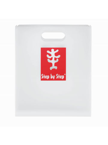 Step by Step Step by Step Heftbox mit Tragegriff, Transparent