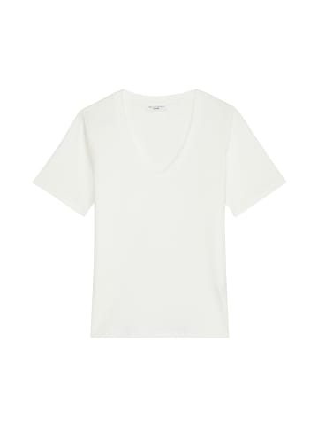 Marc O'Polo DENIM V-Neck-T-Shirt regular in egg white