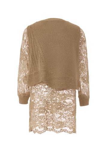 Usha Women Sweater in Taupe