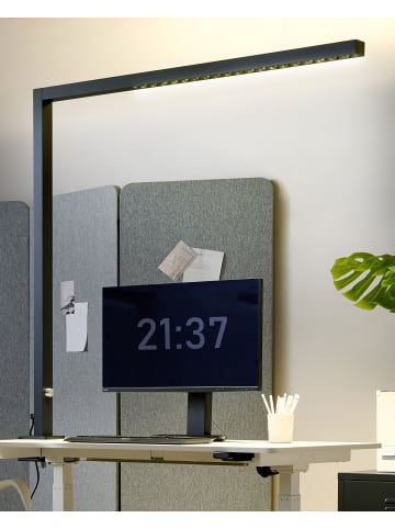 Beliani Büroleuchten VOLANS in Schwarz - (W) 121 x (H) 120 x (L) 4 cm