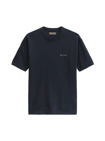 Marc O'Polo Feinstrickshirt DFB Travel Collection in Deep Night Blue