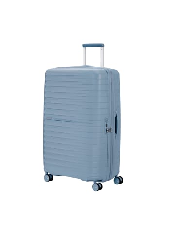 American Tourister Fastforward Spinner 78 cm mit TSA-Zahlenschloss in steel blue